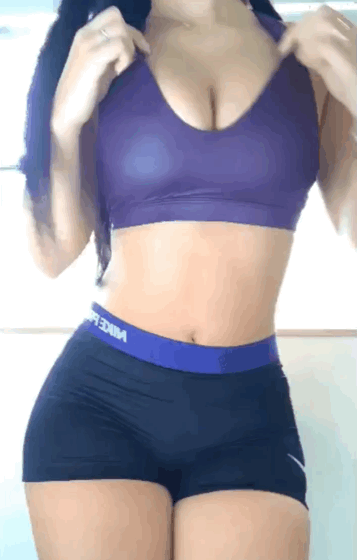 She’s really excited to go jogging with you! nsfw xxx gif