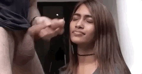 480px x 250px - Cute Indian Getting Messy Facial gif @ xGifer