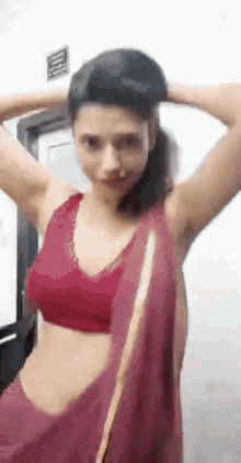 Nude Hairy Indian Pussy Gif - Hot Indian in a saree gif @ xGifer