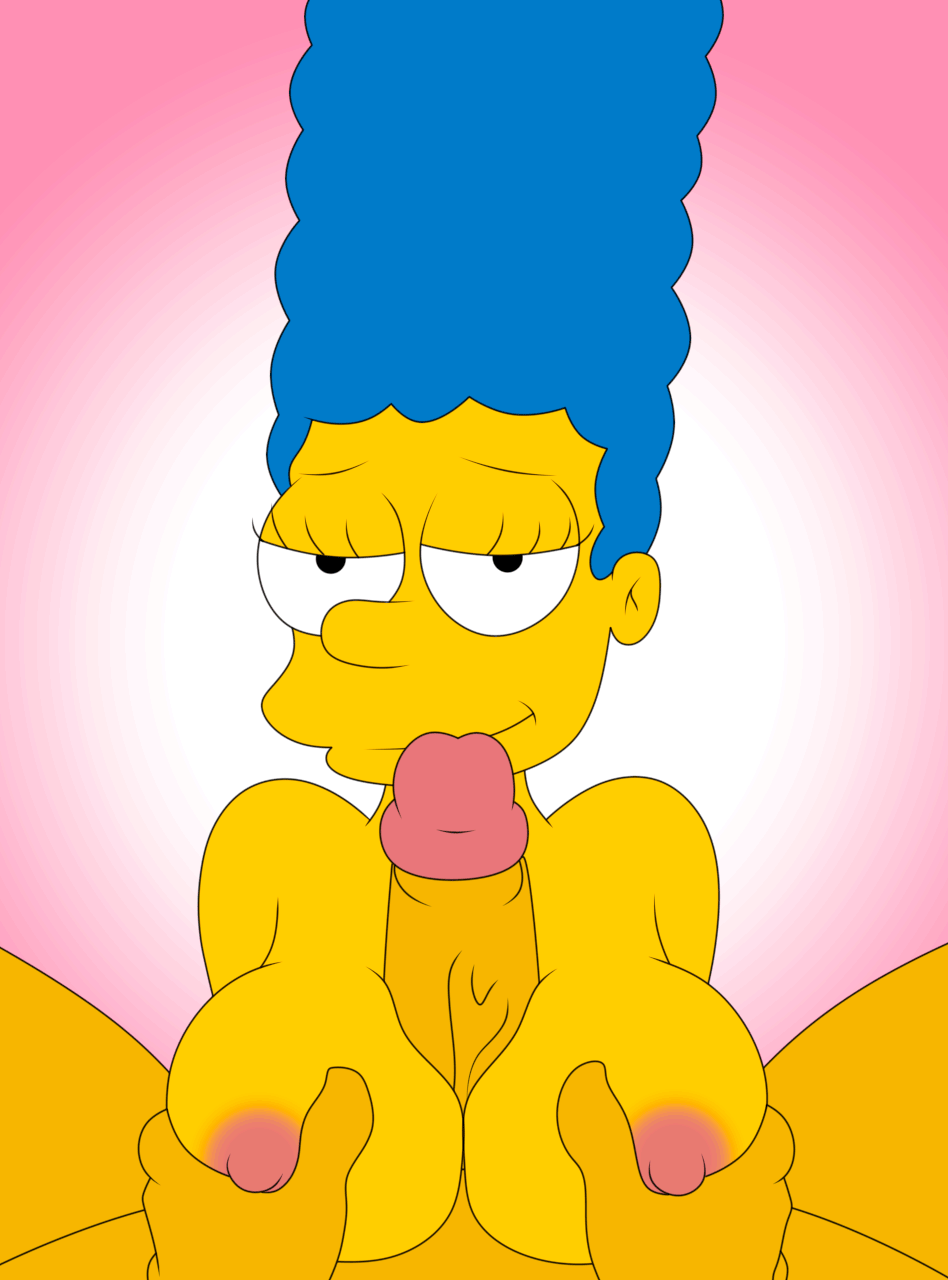 Tit fucking Marge Simpson gif xGifer