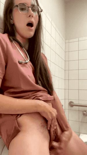 Masturbating nurse