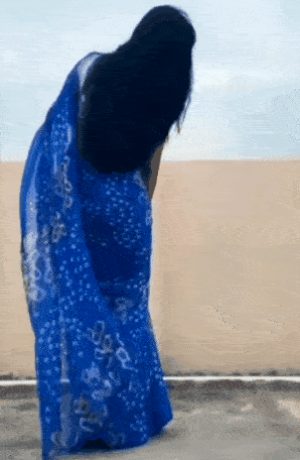 Neighbours Indian housewife performing erotic dance before getting dicked by me