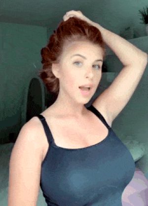 Redhead Samantha Vicha with big tits