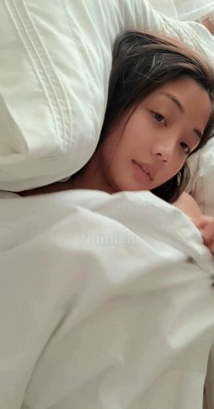Shy big boobs Asian babe