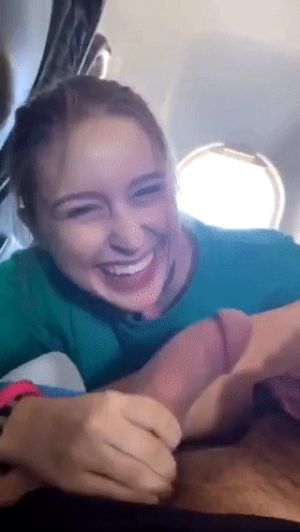 sucking dick on a plane