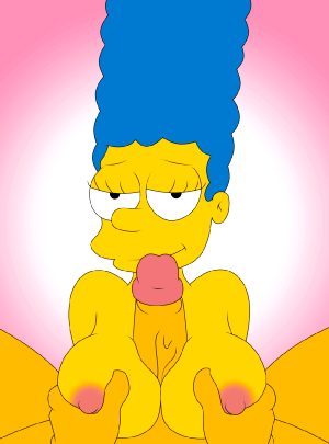 Tit fucking Marge Simpson
