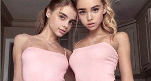 When those two 18-year-old angels were broadcasting, they were only thinking about the dicks of the men who were looking at their asses.